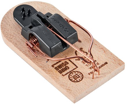  Trampa de Ratones de Madera Fsc Classic Supercat